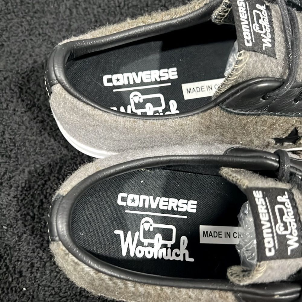 🔥🔥 CONVERSE One Star Woolrich Ox Wool Colab Sneakers Men 6.5 / Women 8.5 - NEW - Picture 9 of 14